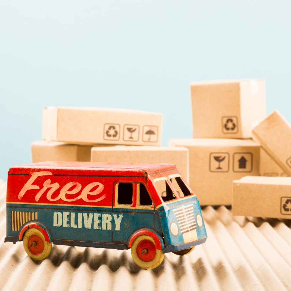 3. Free delivery to your door