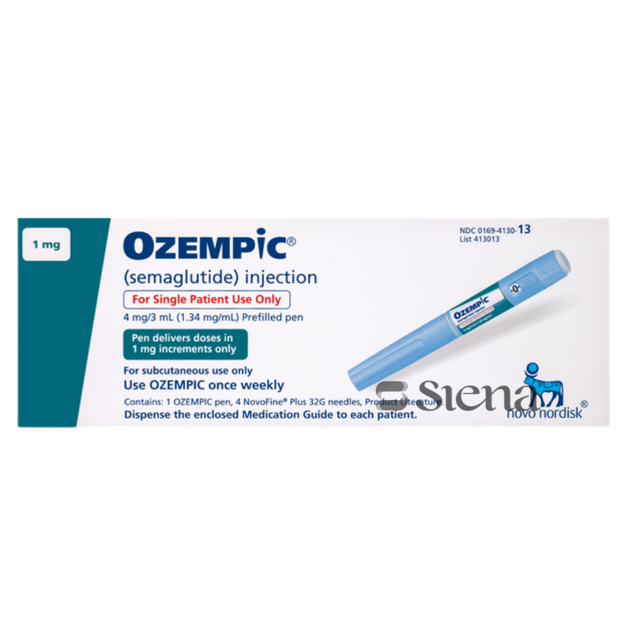 Ozempic 1mg (1 pen + 4 needles) Once Weekly Semaglutide Injection